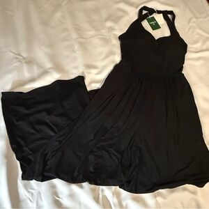 HALARA Black Halter Jumpsuit